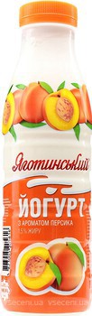 Фото Яготинське йогурт питьевой Персик 1.5% 400 мл