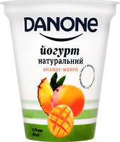 Фото Danone йогурт густой Ананас-манго 2.5% 260 г