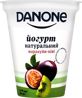 Фото Danone йогурт густой Маракуйя-киви 2.5% 260 г