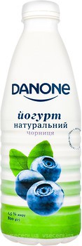 Фото Danone йогурт питьевой Черника 1.5% 800 г