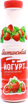 Фото Яготинське йогурт питьевой Клубника 1.5% 400 мл