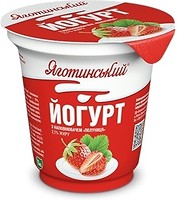 Фото Яготинське йогурт густой Клубника 2.1% 280 г