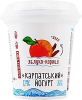 Фото Галичина йогурт густой Карпатский Яблоко-корица 2.2% 260 г