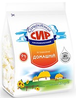 Фото Білоцерківський сир кисломолочний Домашній традиційний 9% 385 г