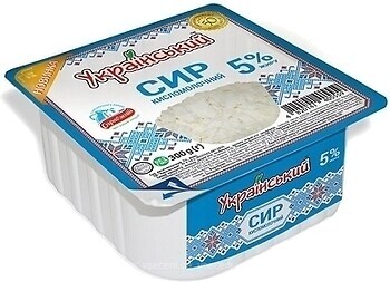 Фото Український сир кисломолочний 5% 300 г