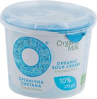Фото Organic Milk сметана органическая термостатная 10% 270 г