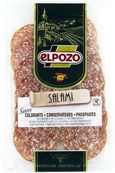 Фото Elpozo колбаса Salami сырокопченая нарезка 80 г