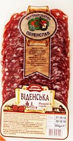 Фото Укрпромпостач-95 колбаса Віденська сыровяленая нарезка 80 г