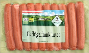 Фото Greisinger сосиски Poultry Franks вареные 300 г