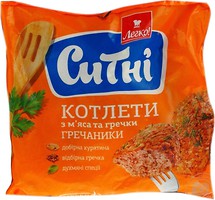 Фото Легко! Сытные котлеты Гречаники из мяса и гречки замороженные 540 г