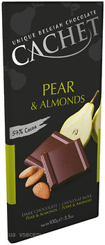 Фото Cachet черный Pear & Almonds 100 г