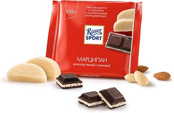 Фото Ritter Sport темный Марципан (Marzipan) 100 г