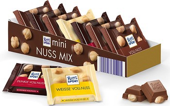 Фото Ritter Sport набор шоколада Мини-микс с цельным орехом 7x 16.67 г