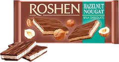Фото Roshen молочный с ореховой нугой 90 г