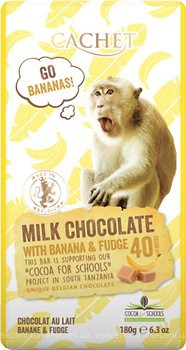 Фото Cachet молочный Tanzania Banana & Fudge 180 г