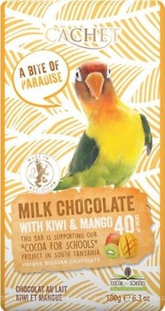 Фото Cachet молочный Tanzania Kiwi & Mango 180 г