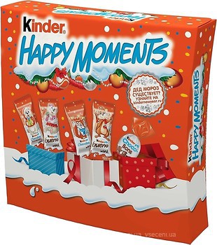 Фото Kinder шоколадный набор Happy Moments 242 г