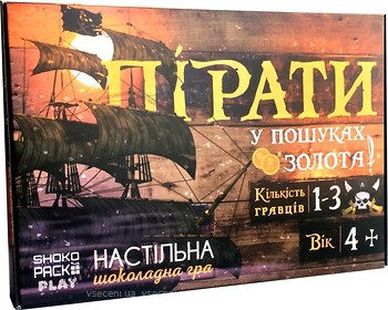 Фото Shokopack шоколадный игровой набор Пірати 100 г