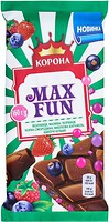 Фото Корона молочный Max Fun фруктово-ягодный 160 г