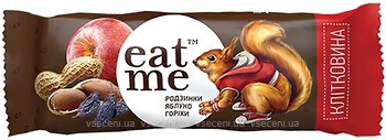 Фото EatMe Изюм, яблоко и орехи в черном шоколаде 30 г