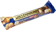 Фото Millennium Golden Nut Молочный шоколад с начинкой и цельными орехами 40 г