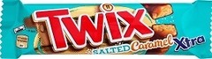 Фото Twix Батончик в молочном шоколаде с печеньем и соленой карамелью Xtra 75 г