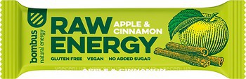 Фото Bombus Raw Energy Яблоко и корица 50 г