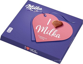Фото Milka из молочного шоколада с кремово-клубничной начинкой 110 г