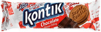 Фото Konti печенье Super Kontik со вкусом шоколада 76 г