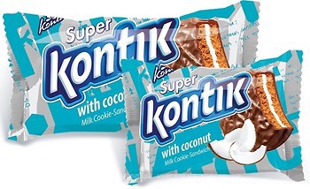 Фото Konti печенье Super Kontik с кокосом 100 г