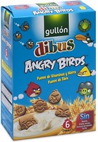 Фото Gullon детское печенье Dibus Mini Angry Birds 250 г