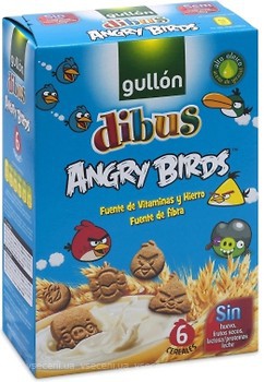Фото Gullon детское печенье Dibus Mini Angry Birds 250 г