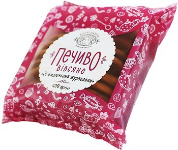 Фото Богуславна печенье овсяное зі шматочками журавлини 400 г