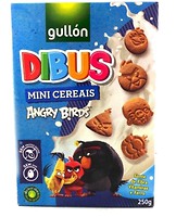 Фото Gullon детское печенье Dibus Mini Cereale Angry Birds 250 г
