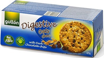 Фото Gullon печенье Digestive с шоколадной крошкой 425 г