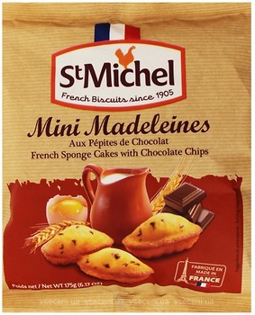 Фото St Michel печенье Mini Madeleines 175 г
