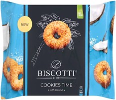 Фото Biscotti печенье Cookies Time с кокосом 160 г