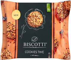 Фото Biscotti печенье Cookies Time с семечками 180 г