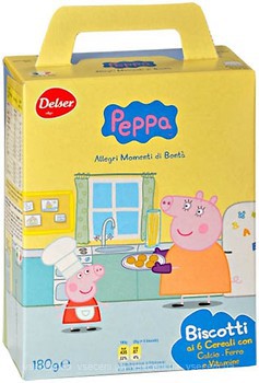 Фото Delser печенье Peppa 180 г