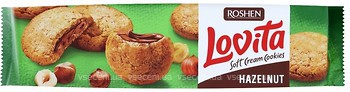 Фото Roshen печенье Lovita с ореховой начинкой 170 г