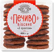 Фото Богуславна печиво вівсяне з арахісом 400 г