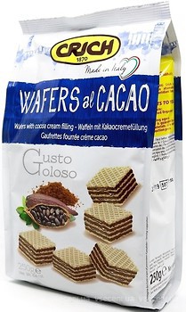 Фото Crich вафли Wafers al Cacao Какао 250 г