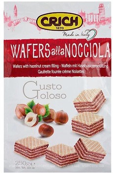 Фото Crich вафли Wafers alla Nocciola Фундук 250 г