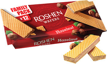 Фото Roshen вафли Wafers Фундук 216 г