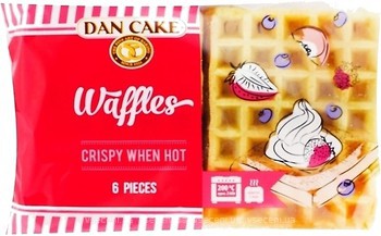 Фото Dan Cake бельгийские вафли-гофре Waffles 250 г