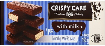 Фото Бисквит-Шоколад вафельный торт Crispy Cake Milk Молоко 195 г
