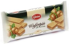 Фото Cabrioni вафли Wafer Piu Орех 150 г