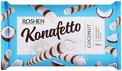 Фото Roshen вафельные трубочки Konafetto Кокос 140 г