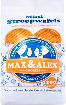 Фото Max&Alex голландские вафли Mini Stroopwafels 200 г