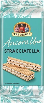 Фото Tre Marie вафли Ancora Uno Stracciatella Молочный крем и черный шоколад 36 г